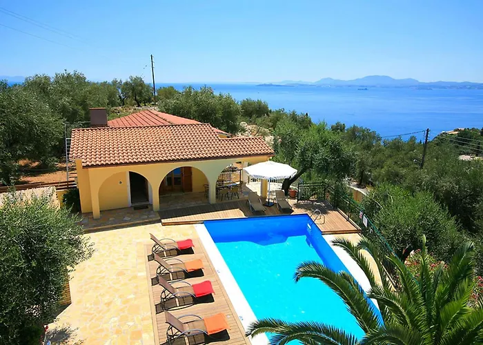 Nitsa Signature In Exquisite Northeastern Corfu Greece فيلة *